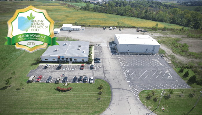 NK Parts with Healthy Worksite Award badge for 2019